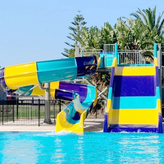 360ライダー/H ホテルプール スライド 高さ3.5m リゾート 水スライド 設置が簡単