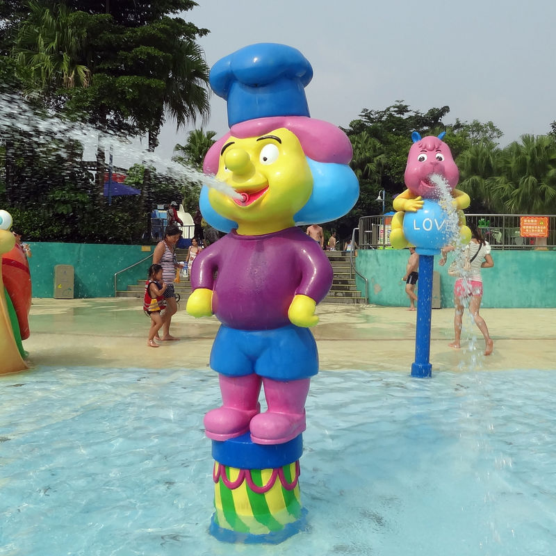パーソナライズ可能なスプラッシュパッド 水噴霧公園 多彩の屋外水遊び設備